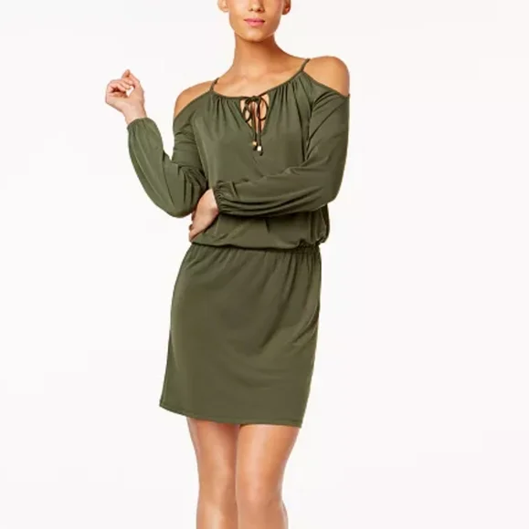 Michael kors cold shoulder dress new arrivals